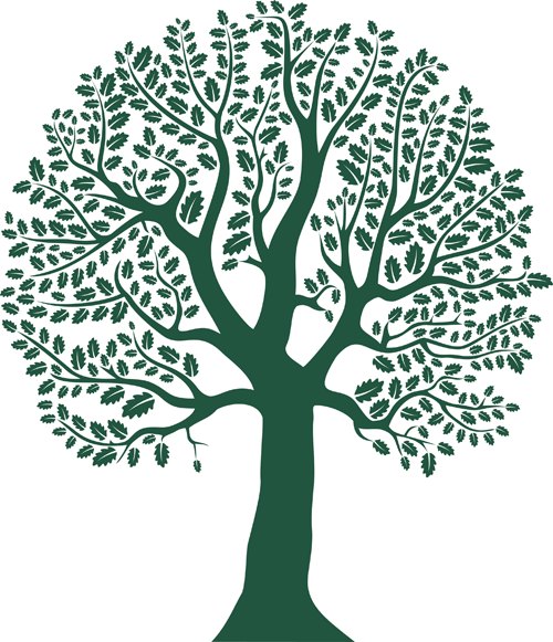 green tree graphic