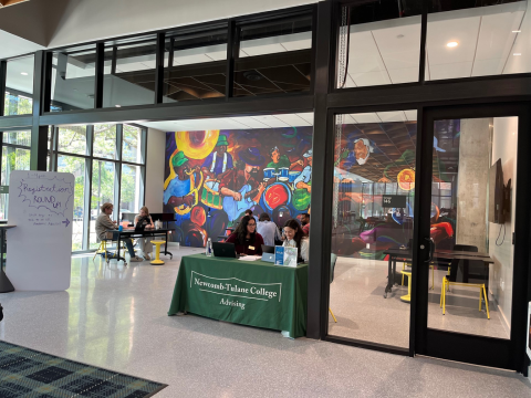 Front entrance of the Small Family Collaboration Hub